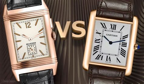 cartier tank vs jlc reverso|cartier reverso watch.